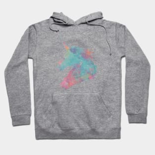 Watercolor Unicorn Stars Hoodie